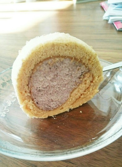 きな粉シフォンロールケーキの写真