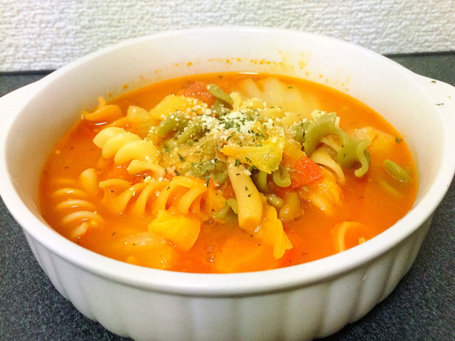 ミネストローネ 食事と一緒に飲むサラダ レシピ 作り方 By まみえす クックパッド