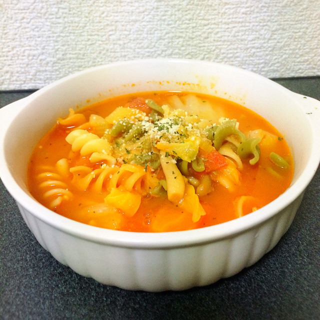 ミネストローネ 食事と一緒に飲むサラダ レシピ 作り方 By まみえす クックパッド