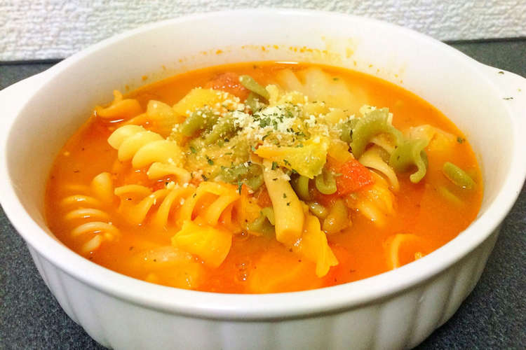 ミネストローネ 食事と一緒に飲むサラダ レシピ 作り方 By まみえす クックパッド