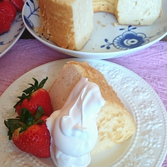 基本のしっとりシフォンケーキ 21cm型 レシピ 作り方 By Goldoha クックパッド 簡単おいしいみんなのレシピが350万品