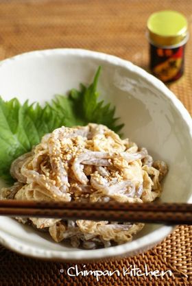 簡単☆こんにゃくとお揚げさんのマヨ和え