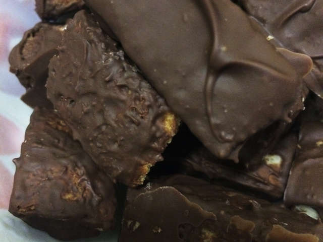 食パンでチョコラスク レシピ 作り方 By 華紺青 クックパッド