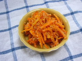 たらこにんじん お弁当のおかず