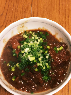 豚肉の味噌&赤ワイン煮