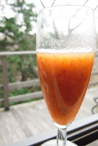 夏みかんとぐずぐず柿で作る美味ジュース