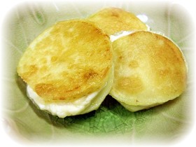 ジャガイモのチーズはさみ焼き♪