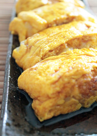 簡単☆お餅で関西風おやつ卵焼き
