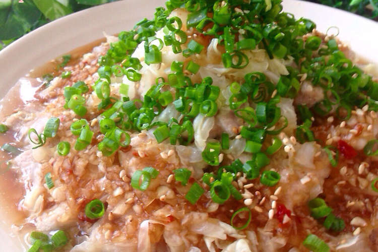 レンチン5分 白菜 豚ロース蒸し レシピ 作り方 By 優雨 ゆぅ クックパッド 簡単おいしいみんなのレシピが349万品