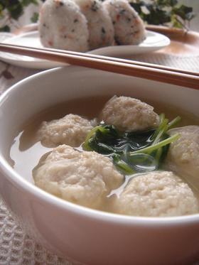 ふわっふわ団子のヘルシー中華スープ