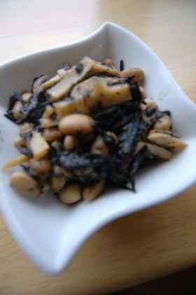 栄養満点&簡単♪お豆とひじきのおかず