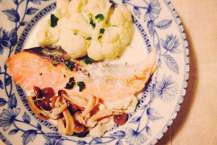 鮭とカリフラワーのクリームソース レシピ 作り方 By ふじたかな クックパッド 簡単おいしいみんなのレシピが355万品