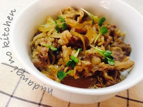 失敗なしの調味料同量シリーズ!牛丼編