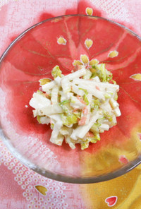 長芋と白菜のマヨぽんサラダ