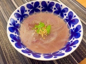 エスニック紫たまねぎスープ❀