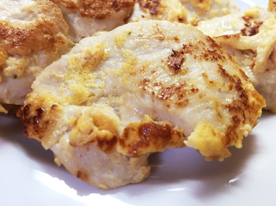鶏胸肉のピカタ☆*+カレー粉風味♡の画像