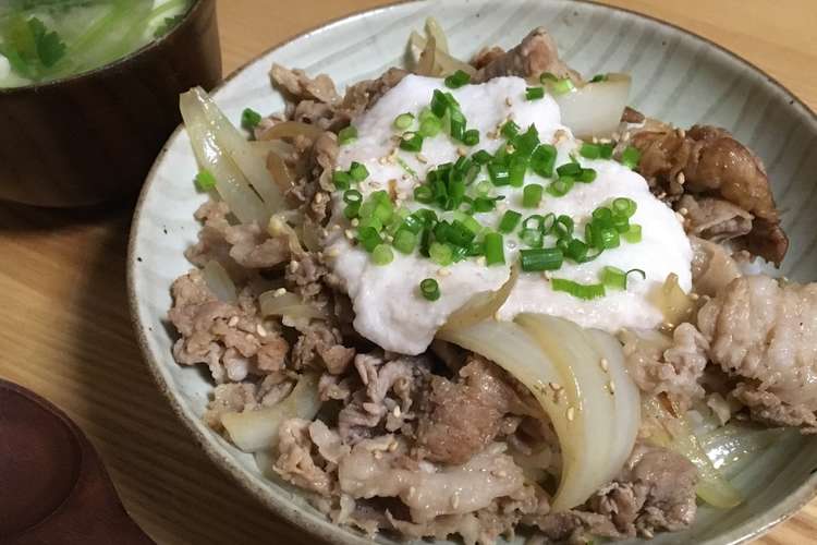 簡単カフェランチ風 豚とろろ丼 レシピ 作り方 By まむさんの嫁 クックパッド 簡単おいしいみんなのレシピが378万品