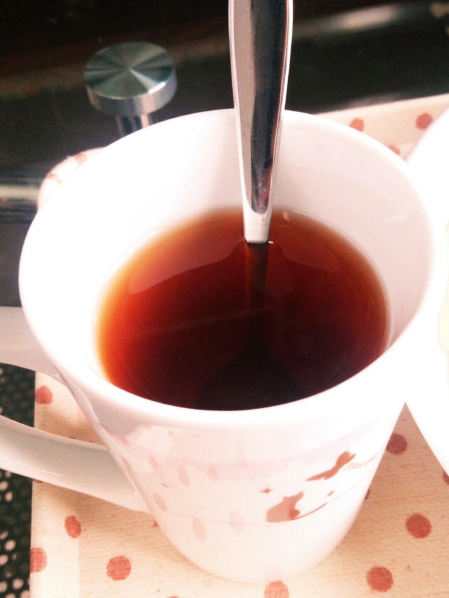 喉に優しい♡ハチミツ紅茶の画像