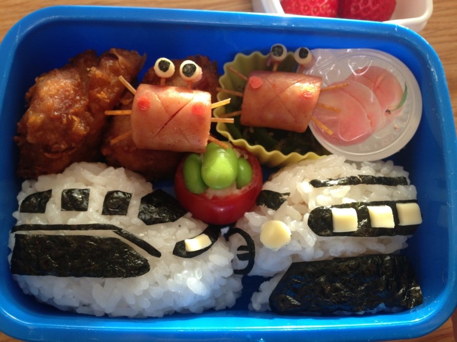 新幹線0系＆300系 年少 お弁当の画像