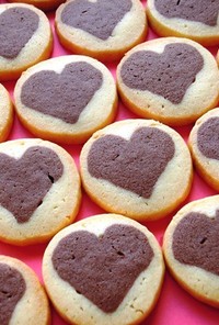 愛があふれる♥ダブルチョコレートクッキー