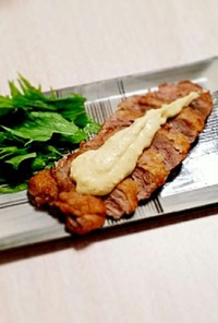 簡単☆美味☆豚肉の柚子胡椒マヨソース