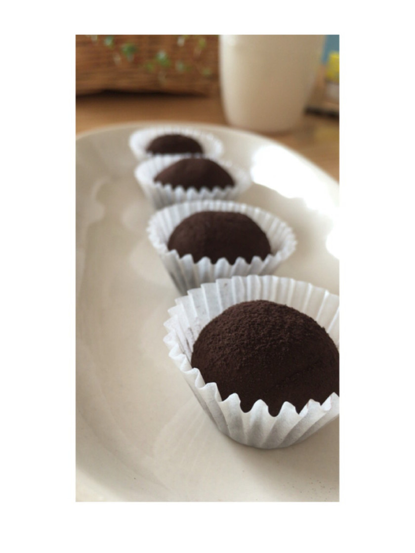 ダークチョコレートキーライムパイトリュフのレシピ