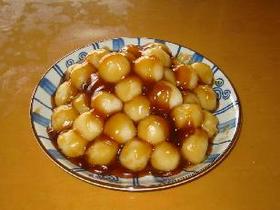 餅粉で作る☆もちもちっ☆みたらし団子