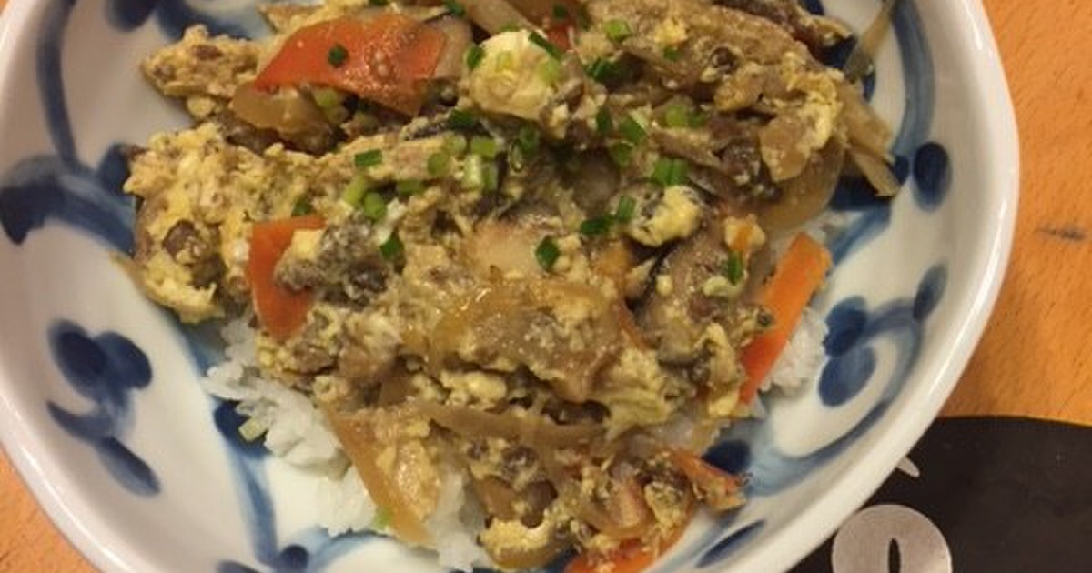 牛肉とごぼうの柳川風丼 by よすを 【クックパッド】 簡単おいしいみんなのレシピが332万品