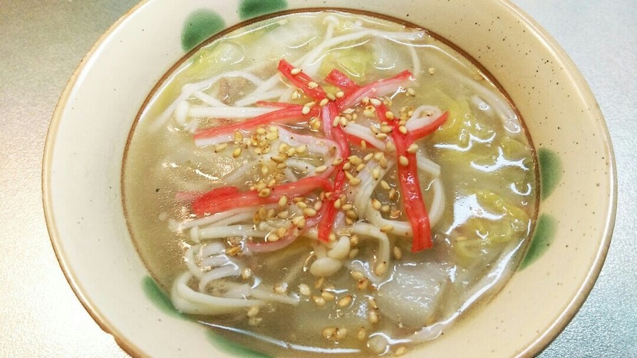 白菜をガッツリ食べるスープの画像