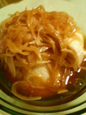 新玉ねぎドレッシング 豆腐にどうぞ♪