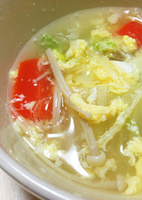 白菜春雨スープ