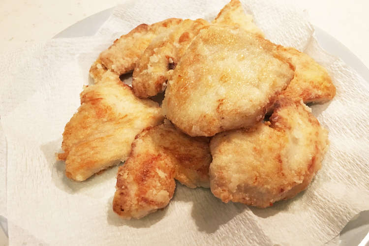 胸肉で 揚げないフライパン竜田揚げ風 レシピ 作り方 By がっつママ クックパッド 簡単おいしいみんなのレシピが355万品