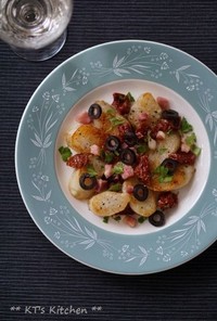 焼き菊芋とパンチェッタ＆ドライトマト