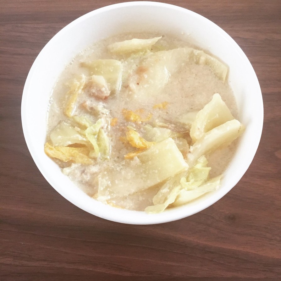 白菜の豆乳味噌煮バーニャカウダ風の画像