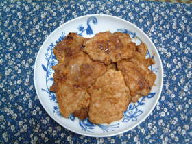 豚こま切れ肉の贅沢しょうが焼き