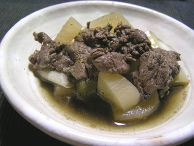 大根と牛肉の韓国風煮物の写真