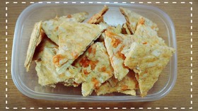 ☆たこ焼き粉でチーズクラッカー☆