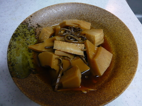 春のスペシャル☆タケノコとぜんまいの煮物