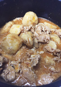 豚肉と里芋の中華風ゴマ煮