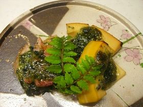 筍の木の芽 味噌焼き
