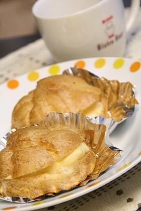 ふわふわシュークリーム