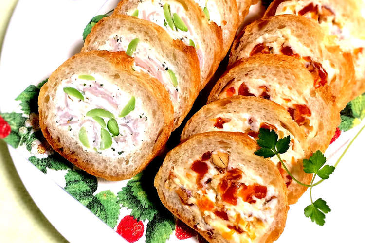 つめつめバゲットおつまみ 干し柿 枝豆 レシピ 作り方 By るるこママ食べざかり クックパッド 簡単おいしいみんなのレシピが352万品