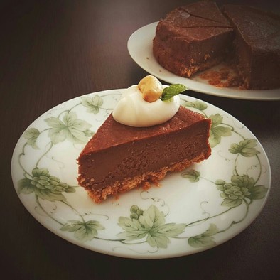 バレンタイン☆濃厚チョコチーズケーキの写真