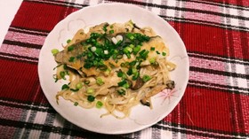 鱈とモヤシの味噌マヨ炒め!