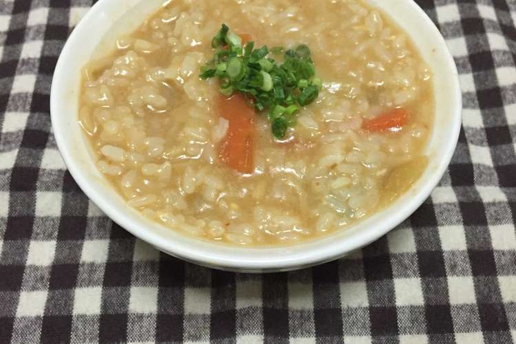 ラーメン鍋の残りスープで雑炊 レシピ 作り方 By おざしょう クックパッド