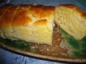 HMで簡単!りんごのパウンドケーキ☆