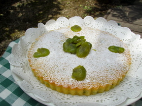 空豆のケーキ
