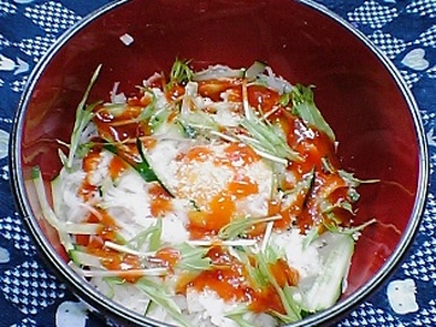 トロトロキムチ素麺の写真