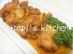 計量なし圧力鍋で✿手羽元マーマレード煮✿