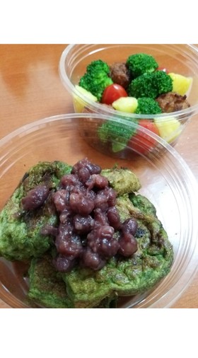 抹茶(青汁)de フレンチトースト弁当☆